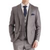 Men’s Slim Fit Grey Suit Formal Business & Wedding Outfit